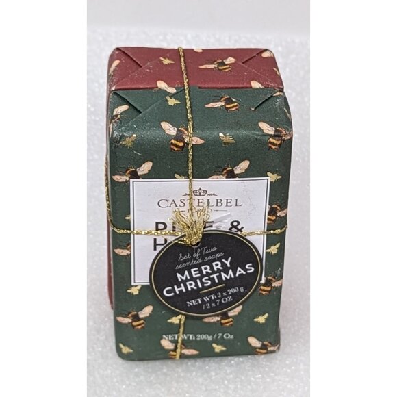 Castelbel Fragranced Soap Set Of Two 200g Pine & Honey & Berry & Honey 7 oz each - Picture 1 of 3